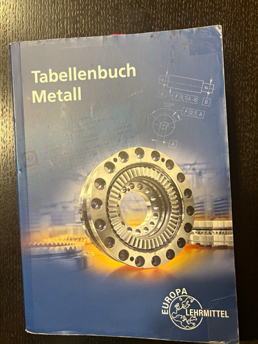 Tabellenbuch metall d w - tabellenbuch, d.w