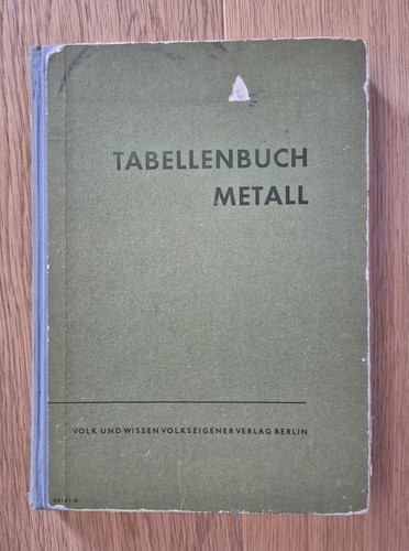 Tabellenbuch metall von - metall,