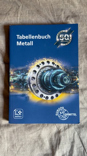 Tabellenbuch metall mit - tabellenbuch,