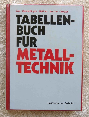 Tabellenbuch für