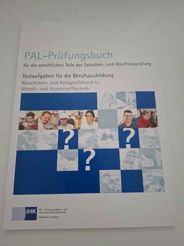 Pal prüfungsbuch maschinen - pal-prüfungsbuch, maschinen-