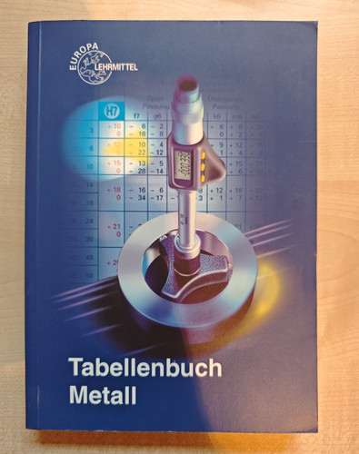 Europa lehrmittel tabellenbuch - europa-lehrmittel,