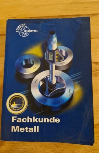 Fachkunde metall - fachkunde, –